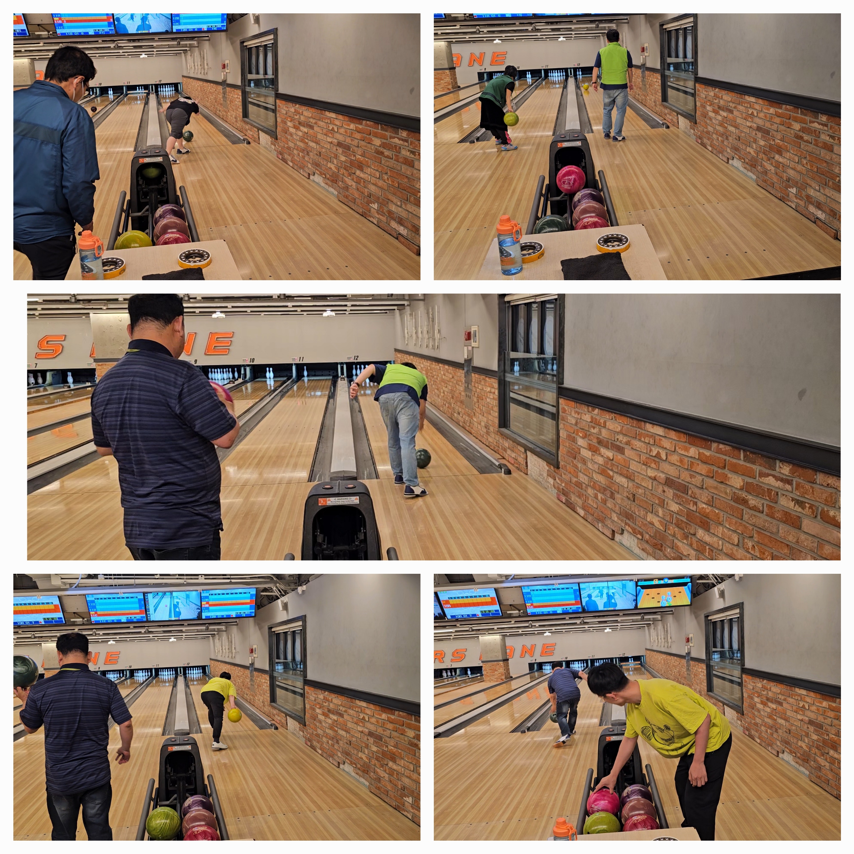 6월 4일 볼링 A팀#수요일#볼러스레인 볼링장~~!!