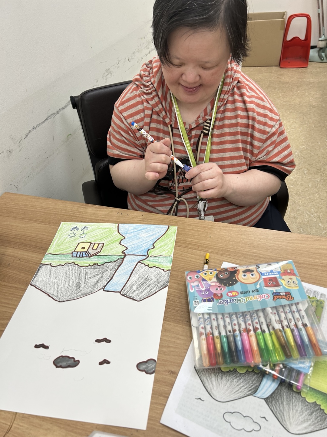 5월 23일 미술 동아리#자유화#난 뭘 그리지~?^^