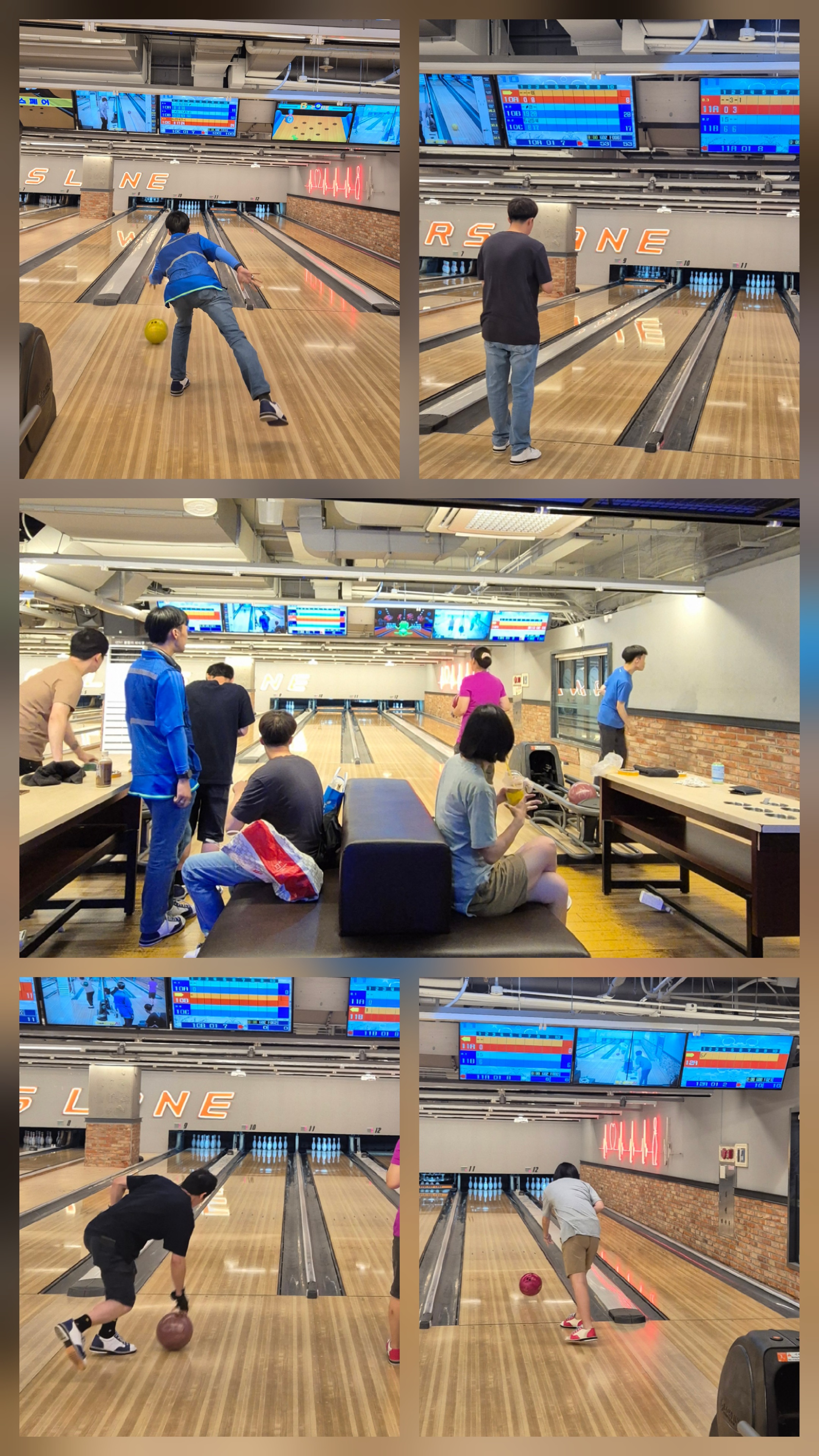 6월 26일 볼링 B팀#목요일#볼러스레인 볼링장~~!!