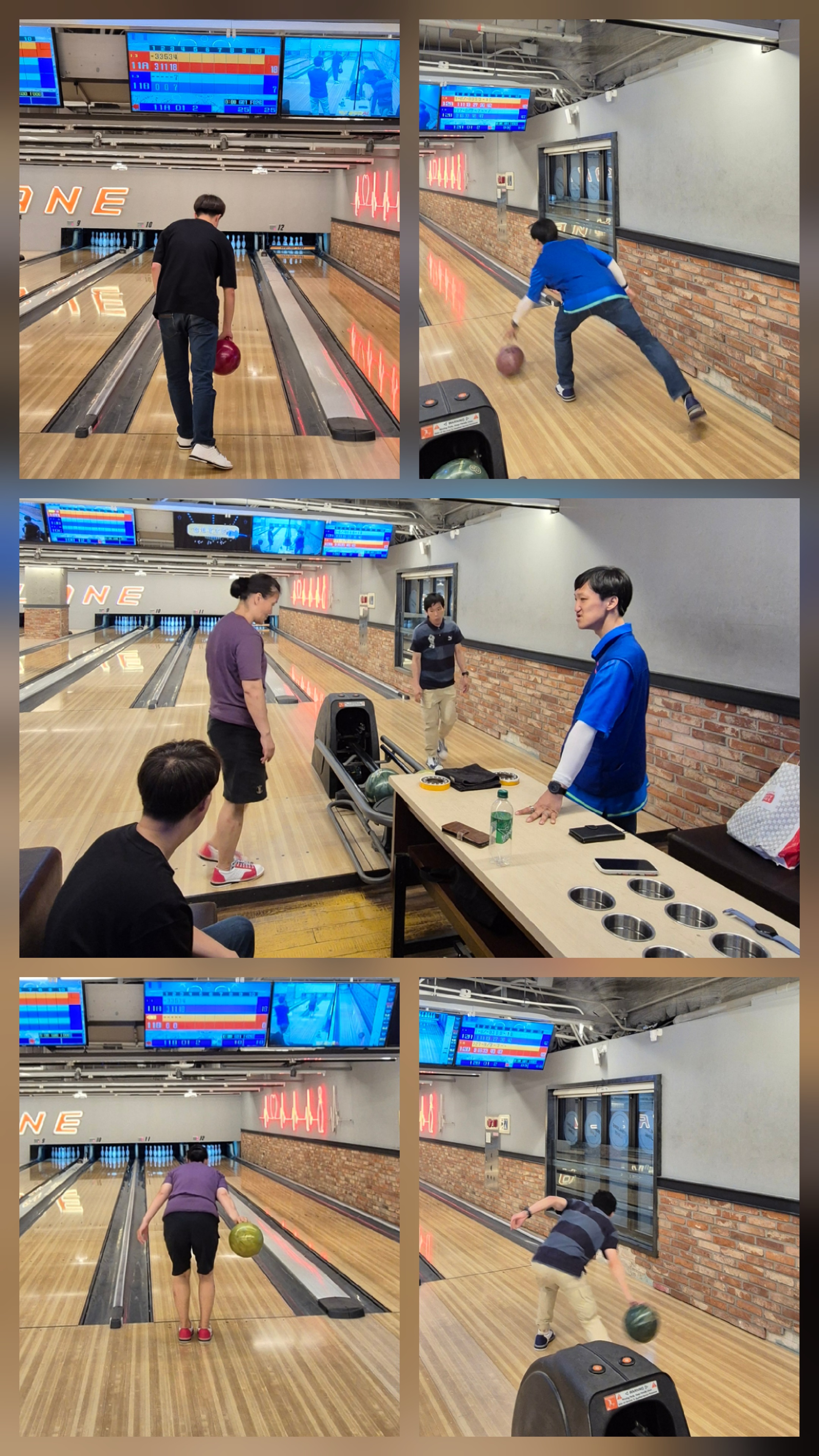 7월 3일 볼링 B팀#목요일#볼러스레인 볼링장~~!!