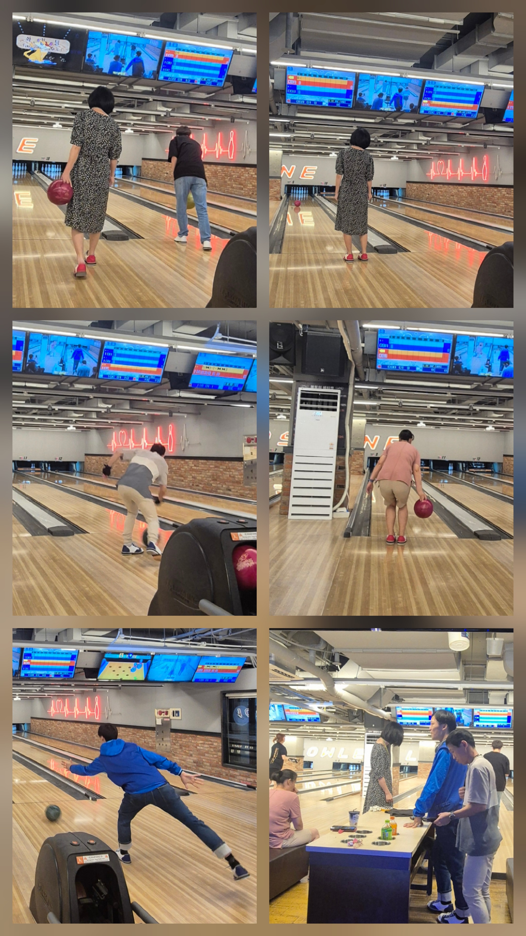 7월 17일 볼링 B팀#목요일#볼러스레인 볼링장~~!!