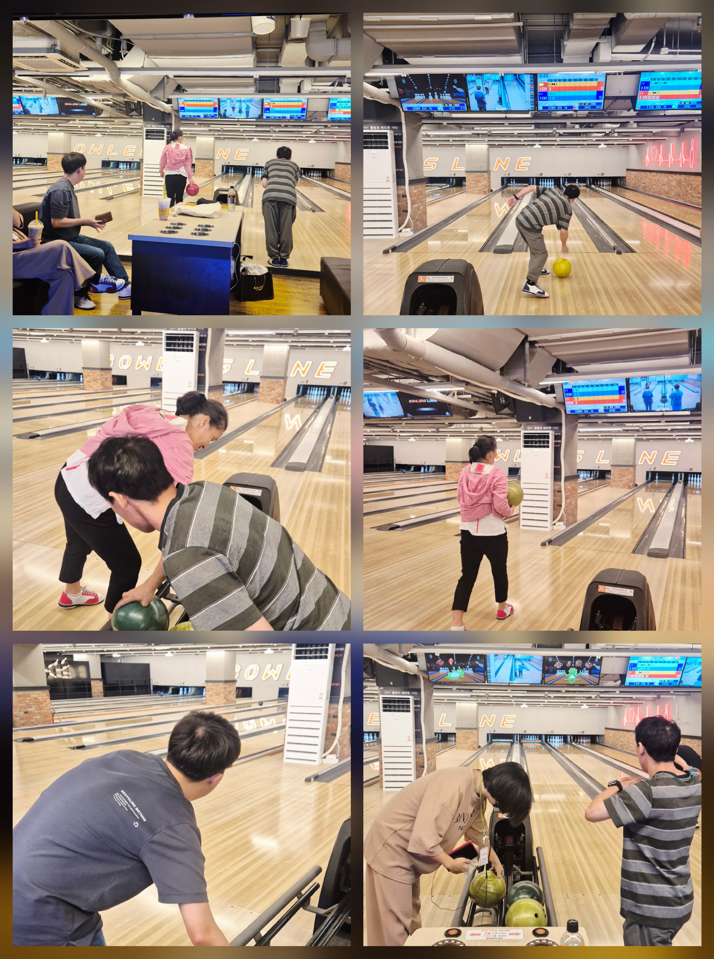 10월 2일 볼링 B팀#목요일#볼러스레인 볼링장~~!!